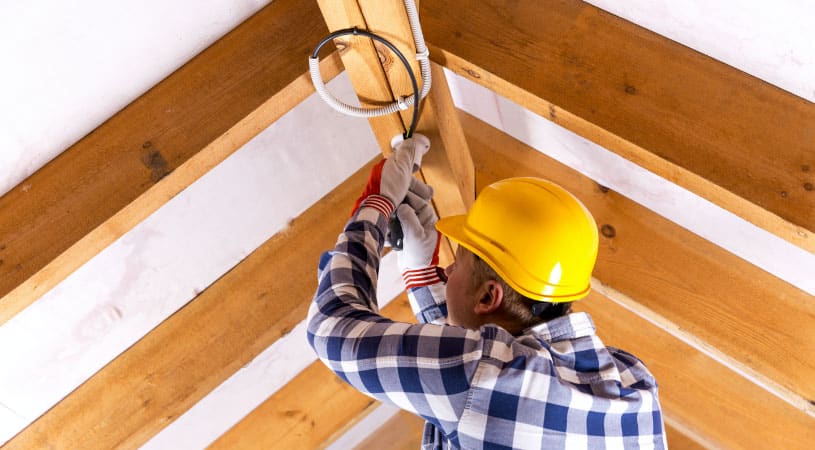 electrician at work