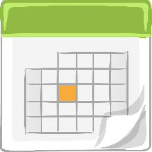 green calendar month